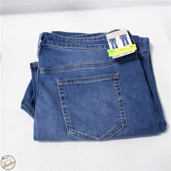 NEW SZ 14 WOMENS LOFT BOOTLEG MIDRISE JEANS