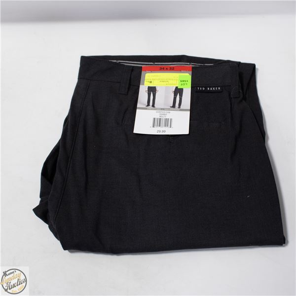 NEW TED BAKER STRAIT LINE PANT SZ 34 X 32