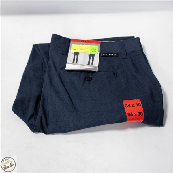 NEW TED BAKER STRAIT LINE PANT SZ 34 X 30
