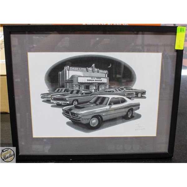 CLASSIC FRAMED 282/650 LTD EDITION SIGNED AUTO