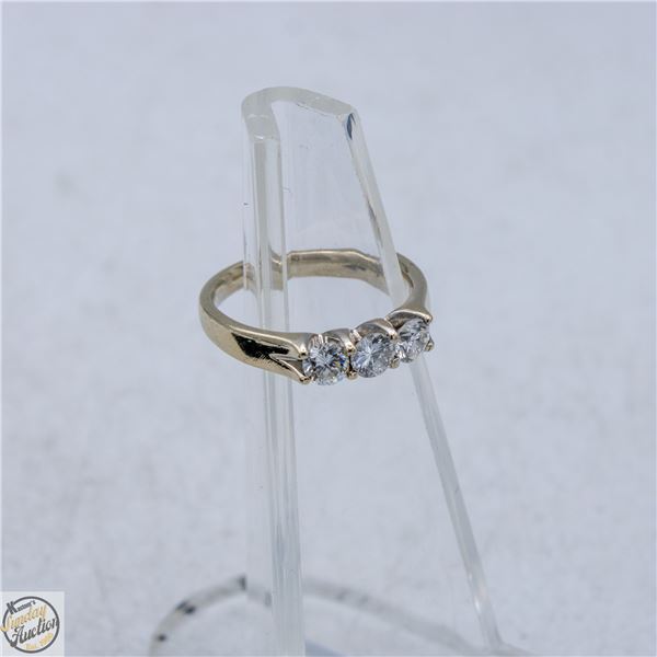 14K WHITE GOLD NATURAL DIAMOND RING