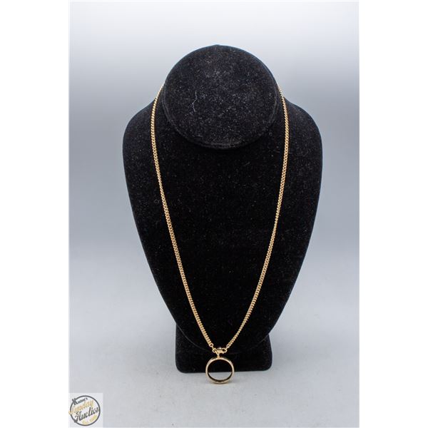 10K 22' YELLOW GOLD CURB CHAIN