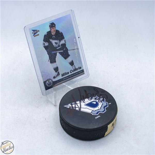 ESTATE AUTOGRAPHED GEORGES LARAQUE HOCKEY PUCK