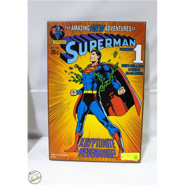 SUPERMAN WALL PLAQUE