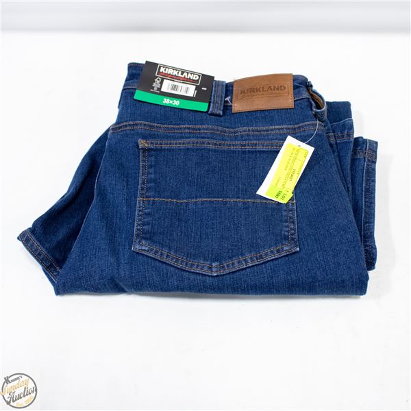 NEW KIRKLAND SIGNATURE MENS SZ 38 X 30 JEANS