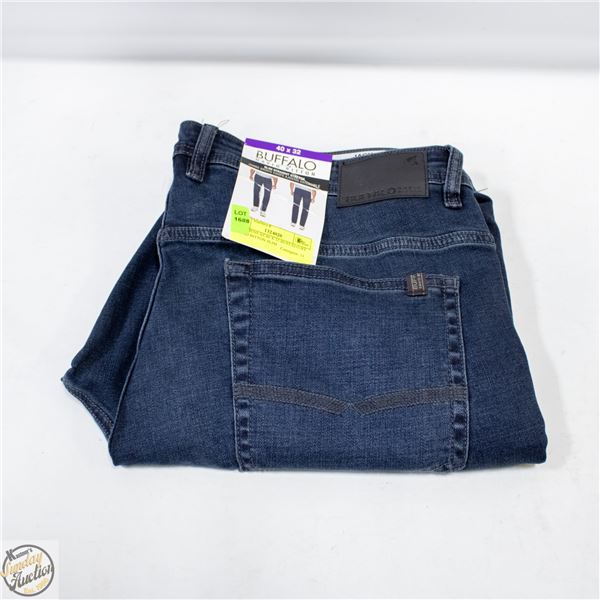 NEW MENS SZ 40 X 32 BUFFALO BY DAVID BITTON SLIM