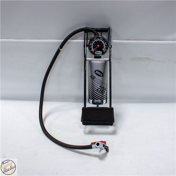 BELL 200 SPORT FOOT PUMP WITH PRESSURE VALVE