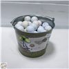 Image 1 : MARGARITAVILLE DESIGN  PAIL OF USED GOLF BALLS