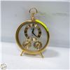 Image 1 : ESTATE BULOVA TRI LEGGED CLOCK/