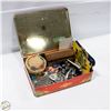Image 1 : ESTATE METAL LIDDED COLLECTABLE TIN