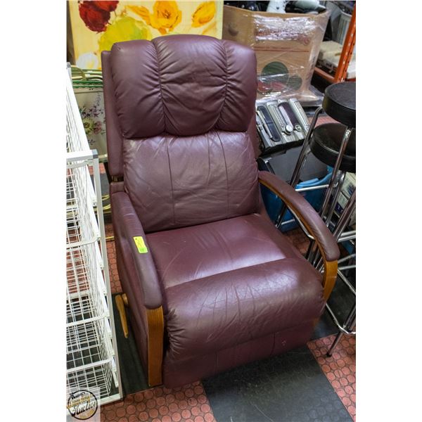 FAUX LEATHER RECLINER