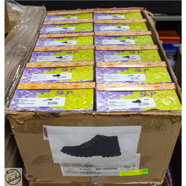 12 NEW PAIRS YOUTH/KIDS SZ 4.5 SHOES ASSORTED