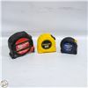 Image 1 : 3 TAPE MEASURES MILWAUKEE, STANLEY,