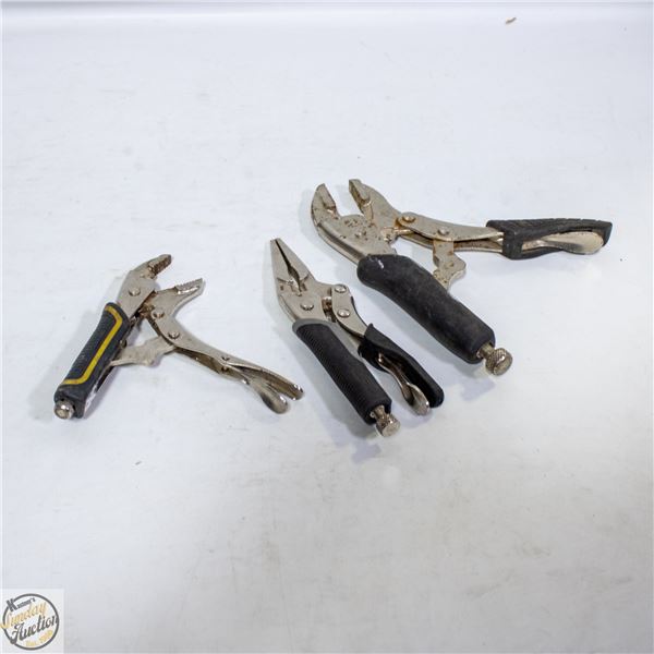 3 VICE GRIPS
