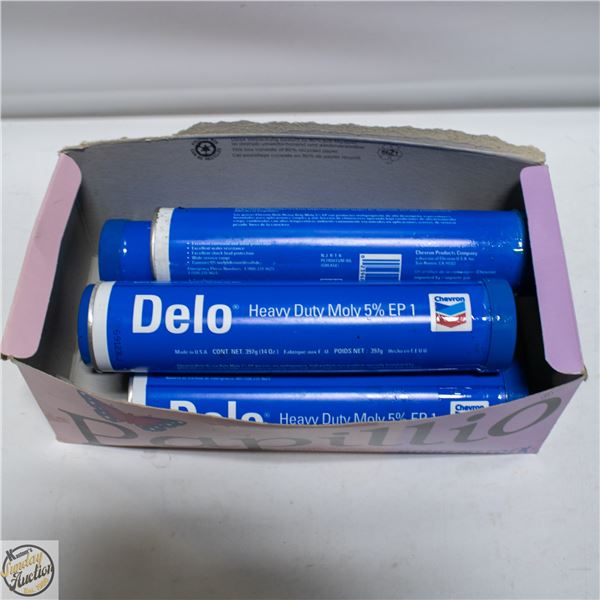 LOT OF CHEVRON GREASE TUBES