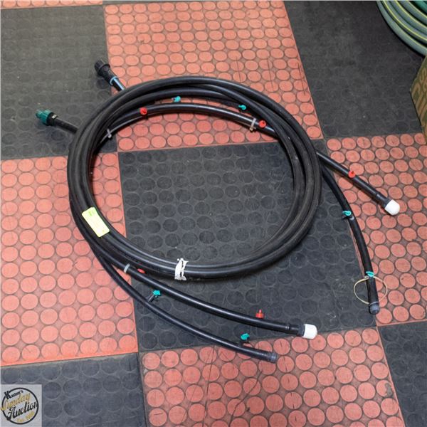 2 SCRUB/TREE SOAKERS + EXTRA IRRIGATION LINE HOSE
