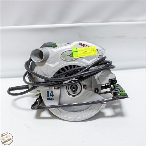 HAUSSMANN 14 AMP POWER SAW-WORKING