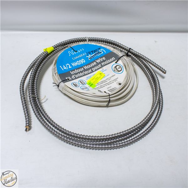 (1) ROLL 14/2 NMD90 WIRE + (1) ARMOURED