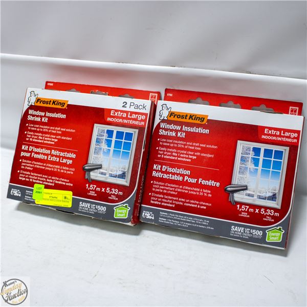 2PK WINDOW INSULATION SHRINK KIT