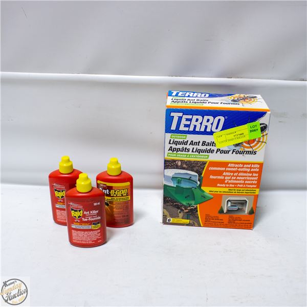 LOT OF INSECT KILLER