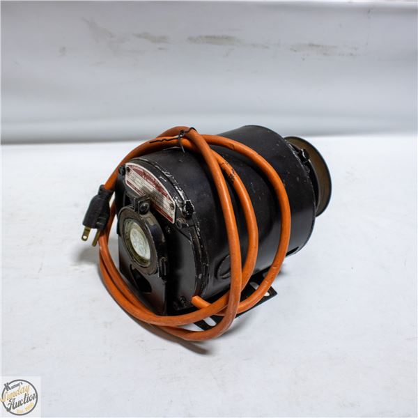 1/4 HP ELECTRIC MOTOR - AS IS - UNKNOWN USE/FITING
