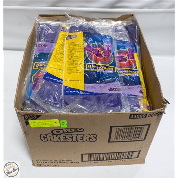 BOX OF KLEENGUARD G80 CHEMICAL CAL RESISTANT