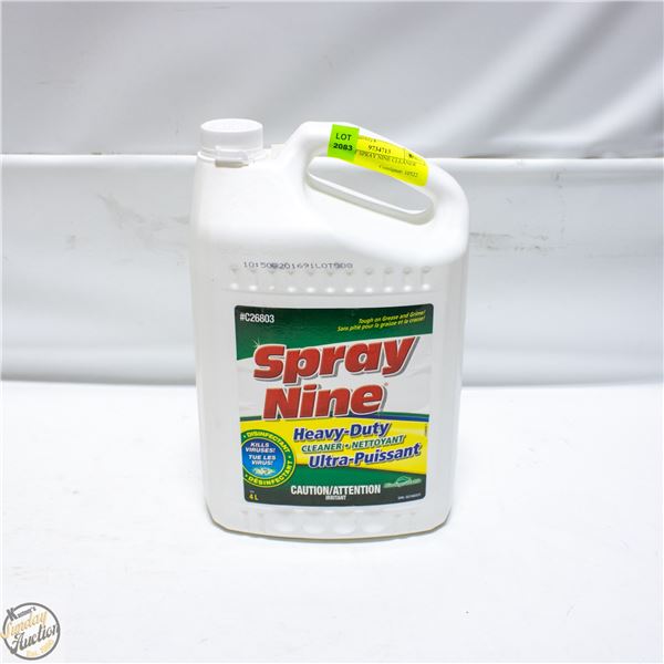 4L JUG OF SPRAY NINE CLEANER