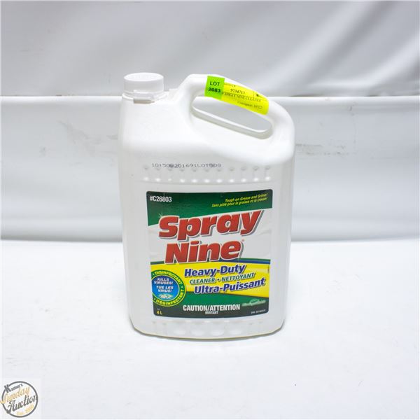4L JUG OF SPRAY NINE CLEANER