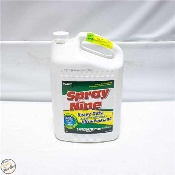 4L JUG OF SPRAY NINE CLEANER
