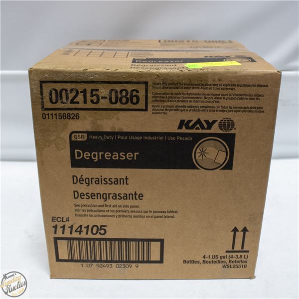 LOT OF 4 KAY DEGREASERS SUITABLE FOR FOOD AND
