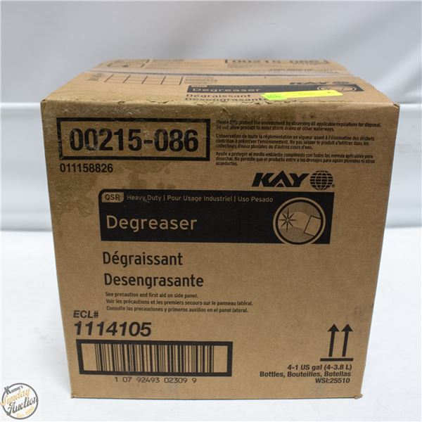 LOT OF 4 KAY DEGREASERS SUITABLE FOR FOOD AND