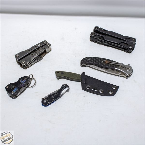 LEATHERMAN OHT PLUS OTHER KNIVES AND
