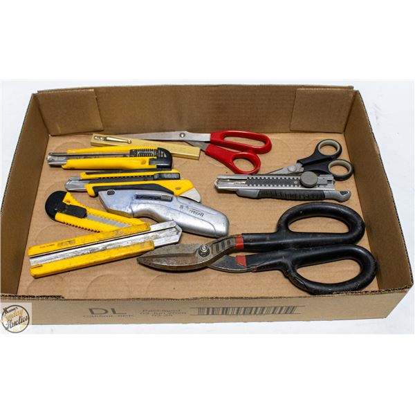 FLAT OF KNIVES AND CUTTERS
