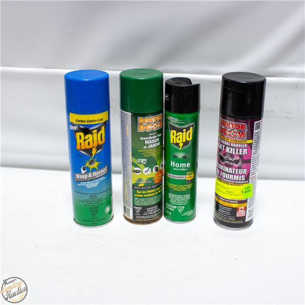 LOT OF INSECTICIDE SPRAY CANS