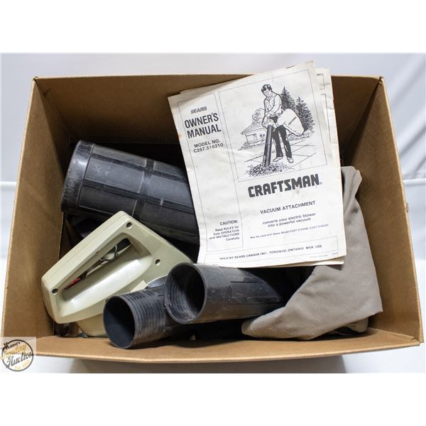 CRAFTMAN 2-SPEED BLOWER WITH ATTACHMENTS