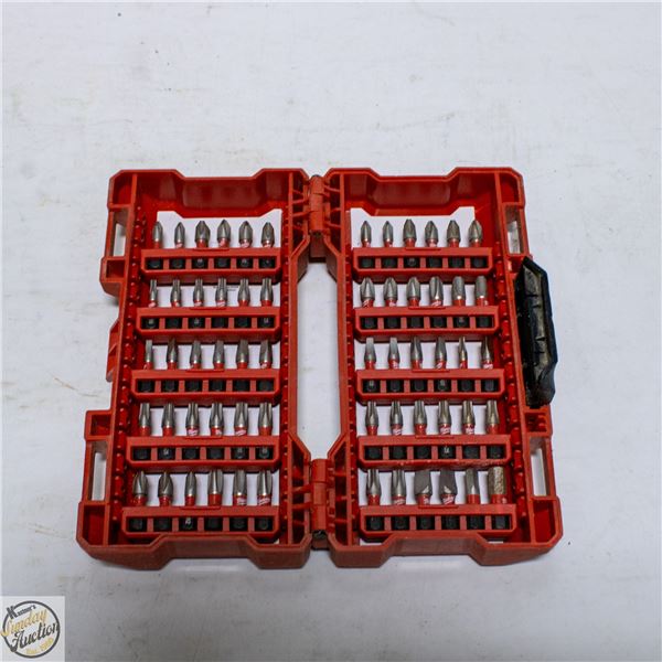 60 PC MILWAUKEE DRILL/SCREWDRIVER BIT SET