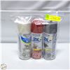 Image 1 : 3PK RUSTOLEUM SPRAY PAINT
