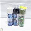 Image 1 : 3PK RUSTOLEUM SPRAY PAINT