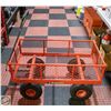 Image 1 : YARD PULL CART, METAL FRAME & OPENING SIDEWALLS