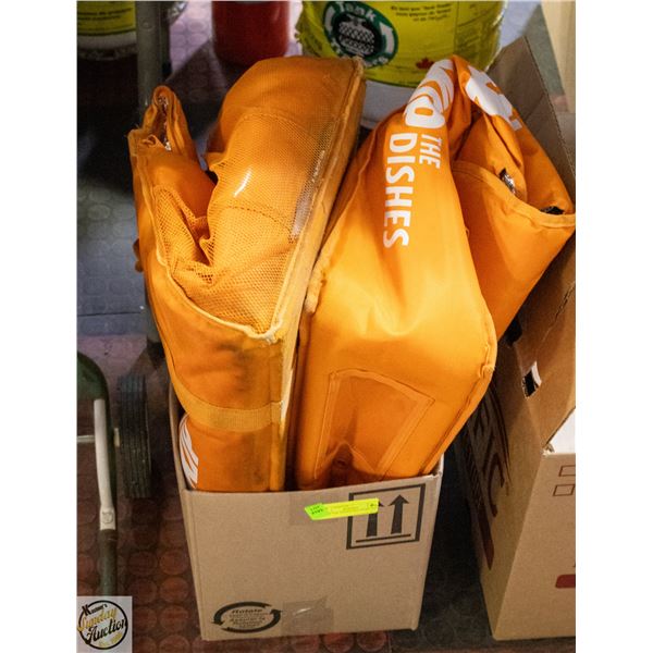2 SKIP THE DISHES DELIVERY BAGS