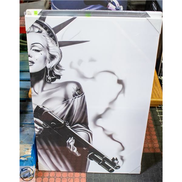 CANVAS PICTURE MARILYN MONROE 24.5" X 36"