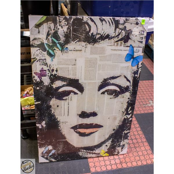 CANVAS PICTURE MARILYN MONROE 24.5" X 36"