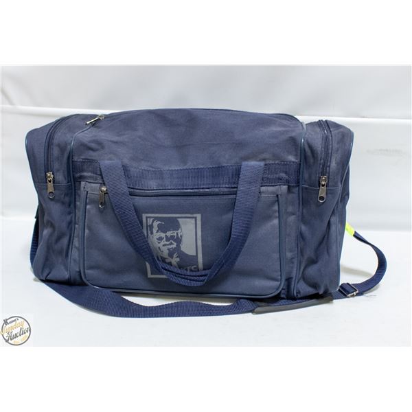 VINTAGE 1998 KFC BLUE CANVAS DUFFLE BAG