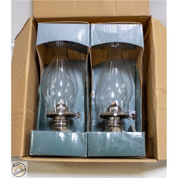 2 COAL OIL LAMPS
