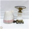 Image 1 : LAMP AND ASSORTED LAMP SHADES
