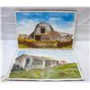 Image 1 : FARMHOUSE WATERCOLOUR SIGNED