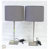 Image 1 : SET OF 2 MODERN TABLE LAMPS