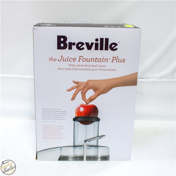 BREVILLE THE JUICE FOUNTAIN PLUS IN BOX ONLY
