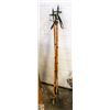 Image 1 : 2 PAIRS OF VINTAGE WOODEN SKI POLES.