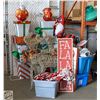 Image 1 : LOT OF DECORATIONS, LIGHTS, INDOOR/OUTDOOR